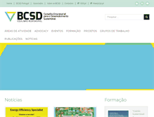 Tablet Screenshot of bcsdportugal.org